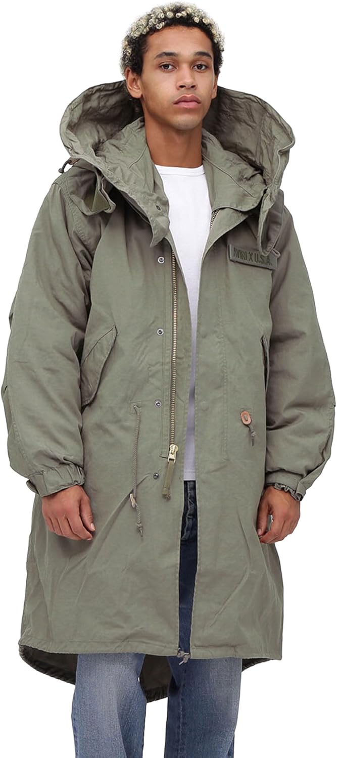 Amazon.co.jp: [Avirex] WEB&DEPOT限定 MSPCOPENING M-65 COAT/MODS